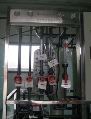 Petit système de traitement de l'eau de RO plus EDI pour l'injection de produit 200lph
