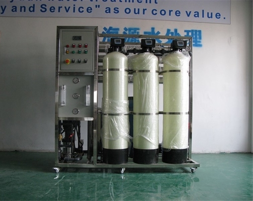 PLC automatique de l'usine 220-400V de purification de l'eau de RO 1000L/Hour