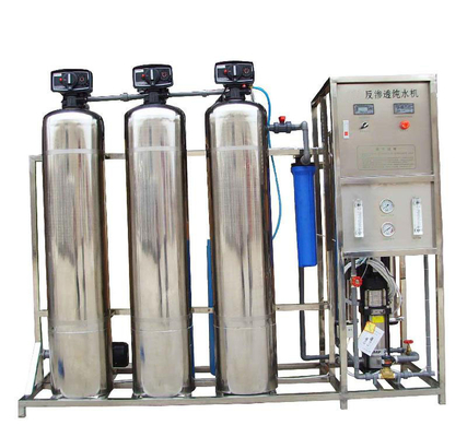 Plein/commandez semi l'osmose d'inversion de système du RO 500LPH pour l'eau pure