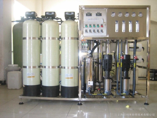 Plein/commandez semi l'osmose d'inversion de système du RO 500LPH pour l'eau pure