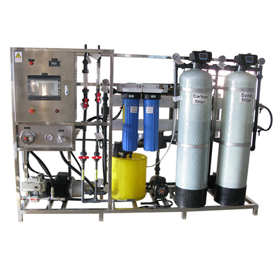Machine actionnée solaire de dessalement d'eau de mer avec l'épurateur UV de RO 1000 litres