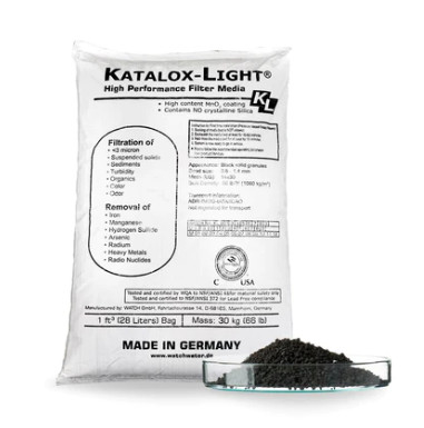 Enlèvement de fer et de manganèse de médias de filtrage de sable/lumière de Katalox pour des eaux souterraines