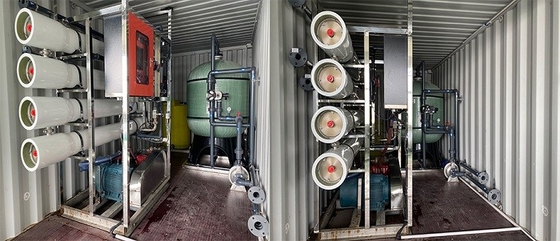 Machine ennuyée containerisée de dessalement d'eau de puits de mer de machine de dessalement d'eau de mer d'eau salée de trou pour l'irrigation