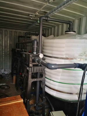 Système mobile de filtration de l'eau dans les conteneurs Système de dessalement de l'eau de mer pour l'irrigation potable