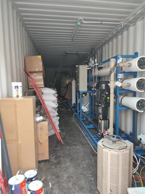 Machine mobile de dessalement d'eau de mer par osmose inverse pour l'irrigation des puits profonds