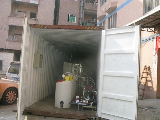Machine mobile de dessalement d'eau de mer par osmose inverse pour l'irrigation des puits profonds