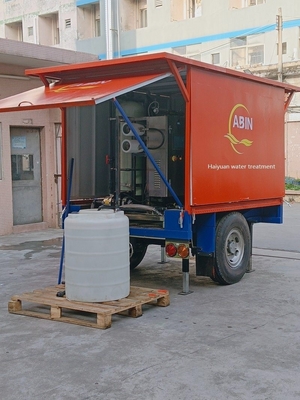Générateur d'énergie solaire diesel remorque camion de traitement de l'eau remorque voiture de traitement de l'eau remorque mobile de traitement de l'eau