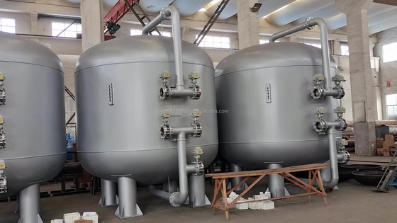 Système de filtration de l'eau FRP Filtre de l'eau de l'arène Filtre de carbone actif de l'acier Al Carbono Filtre de l'arène du quartz