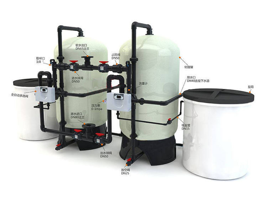 Machine d' adoucissement d' eau personnalisée Système d' adoucissement d' eau