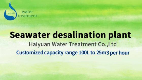 Barco de RO Planta desaladora de agua de mars Para de l'Agua De mars