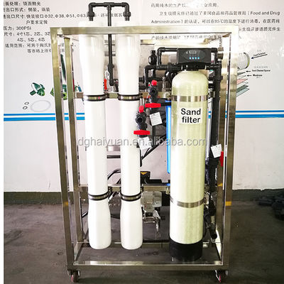 Système d'inversa d'osmose, usine d'équipement de dessalement d'eau de mer de RO pour le traitement de l'eau