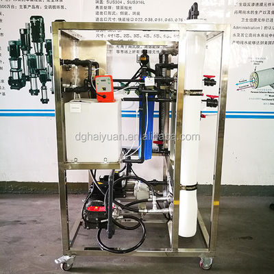 Eau de mer de RO d'eau de mer d'osmose d'inversion, machine de dessalement d'eau de mer pour le yacht de bateau