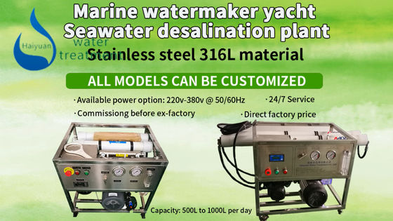 Desalinator marin de watermaker de desalinator d'eau salée