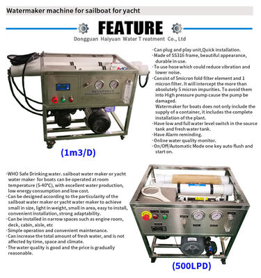 Desalinator marin de watermaker de desalinator d'eau salée