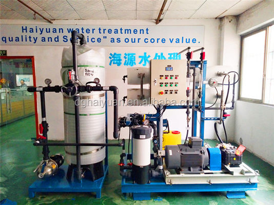 Machine 20000LPD 1000psi de dessalement d'installation de traitement d'eau de mer de PLC