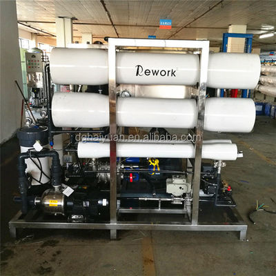 Machine 20000LPD 1000psi de dessalement d'installation de traitement d'eau de mer de PLC