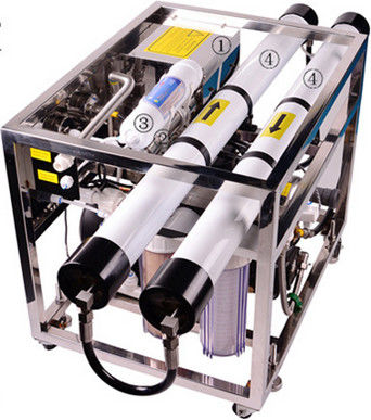 Usine de dessalement solaire portative pour le filtre de petite taille 2kw 600ppm d'eau de mer d'utilisation