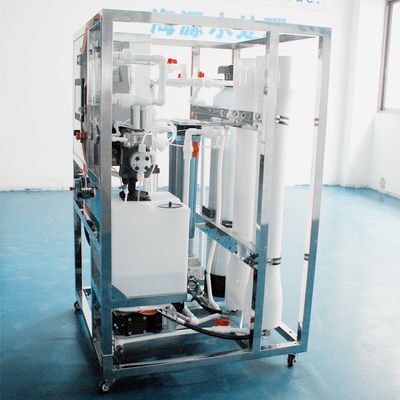 Système de filtre d'eau d'océan de PLC, fabricant portatif de l'eau 500LPH marine