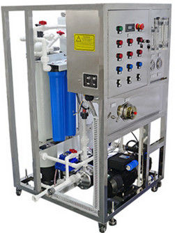 Système de filtre d'eau d'océan de PLC, fabricant portatif de l'eau 500LPH marine