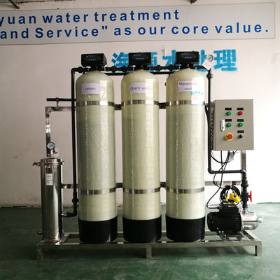 efficacité 450kg de repêchage du filtre d'eau de manganèse du fer 2000L/Hour 70%-75%