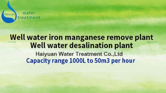 matériel d'acier au carbone du filtre d'eau de manganèse du fer 3000L/Hour 110V-460V 60HZ