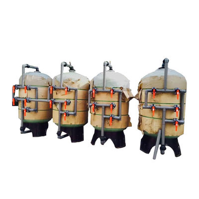 matériel d'acier au carbone du filtre d'eau de manganèse du fer 3000L/Hour 110V-460V 60HZ