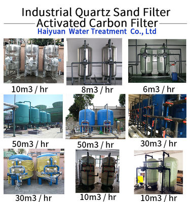 Filtre d'eau granulaire de charbon actif de 99%, filtre de sable d'irrigation par égouttement 50TPH