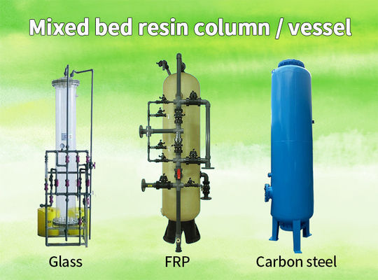 10000L/Hour Ion Exchange Water Purification Di Filter alimentant l'eau non traitée