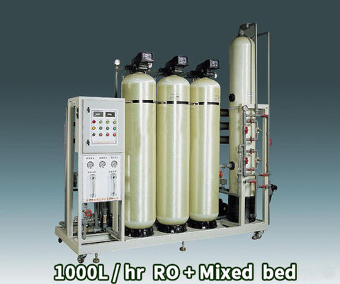 380V a désionisé le système de filtre d'eau, 60HZ Ion Exchange Water Softener Resin