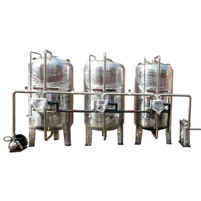 Cartouche filtrante granulaire de l'eau du charbon actif 900KG 7000W