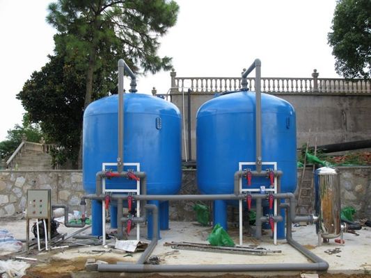 Cartouche filtrante granulaire de l'eau du charbon actif 900KG 7000W