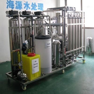 Usine 50Hz 1TPH de RO d'osmose d'inversion de dialyse écologique avec la technologie UV