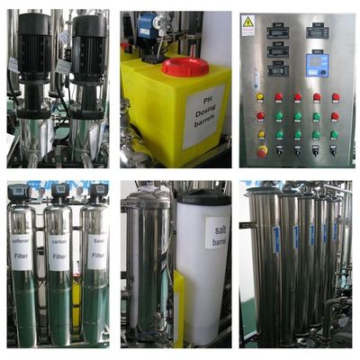 Usine 50Hz 1TPH de RO d'osmose d'inversion de dialyse écologique avec la technologie UV