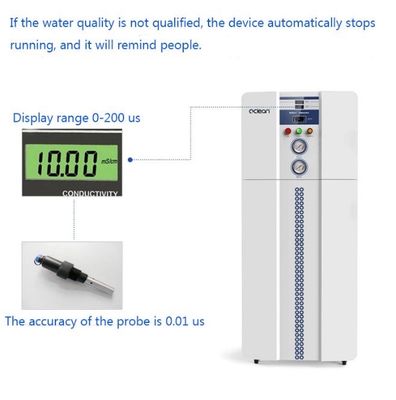 1.5kw a désionisé le circuit de refroidissement pour le laboratoire 50LPH avec PLC Contraol