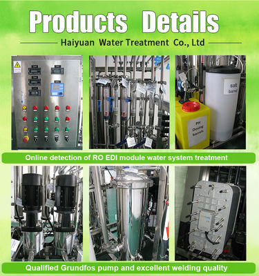 Système déminéralisé 1TPH de purification d'EDI Unit For Water Treatment