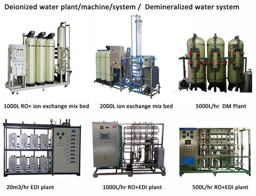Système déminéralisé 1TPH de purification d'EDI Unit For Water Treatment