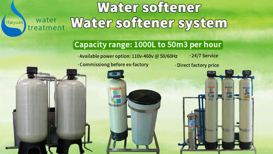 Systèmes de traitement d'adoucissant de PLC, système magnétique de filtre d'eau 1000LPH