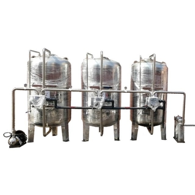 Filtre de sable actif de quartz de carbone d'acier inoxydable de l'acier au carbone 2500L/H