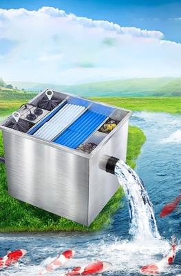 Acier inoxydable extérieur Koi Pond Water Circulation System 2000LPH