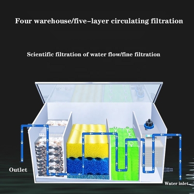 Acier inoxydable extérieur Koi Pond Water Circulation System 2000LPH