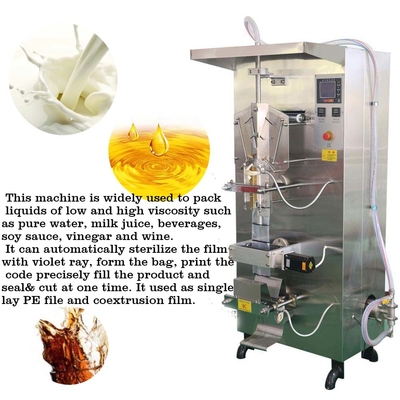 Machine remplissante et de scellage de lait en poudre de miel de jus de liquide de poche de l'eau crème automatique de sachet de machine d'eau de sac de sachet de remplissage
