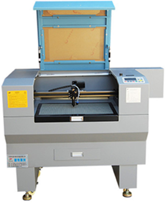 Laser cylindrique du CO2 100W coupant la machine de gravure