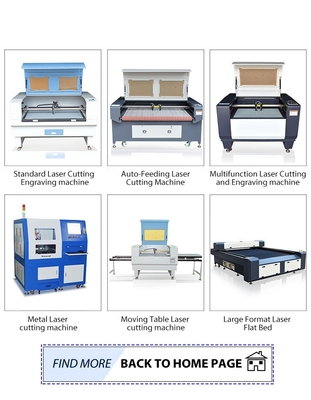 machine de gravure de laser de CO2 de 100W 150W pour le verre en bois en cuir en plastique