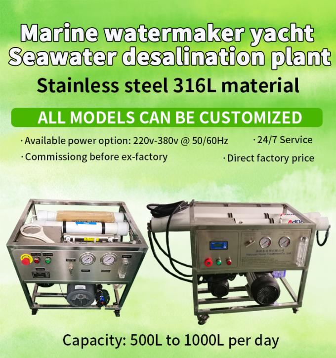 Fabricant marin d'eau de mer pour le yacht et la pêche