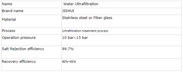 Filtre d'eau automatique de minéralisation d'uF de fibre de verre de contrôle
