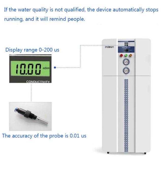 Système de filteration de l'eau désionisé par filtre de system price di deionization de deionizer de l'eau de laboratoire