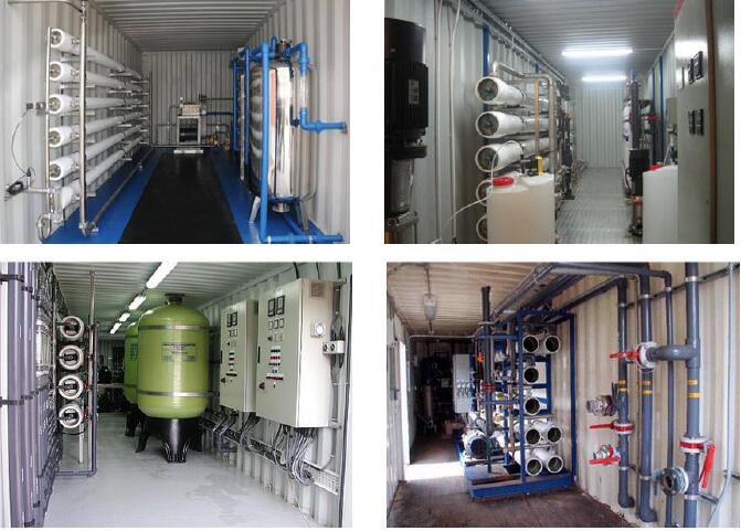 Containerized Solar Powered Marine Seawater Desalination Reverse Osmosis RO System Borehole Sea Water Desalination Systems