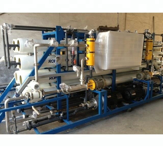 Containerized Solar Powered Marine Seawater Desalination Reverse Osmosis RO System Borehole Sea Water Desalination Systems