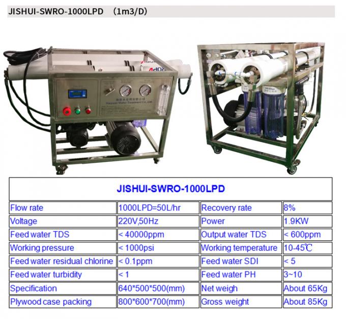 Small Mini Sea Water Desalination Machine Sea Water Desalination Plant for Home