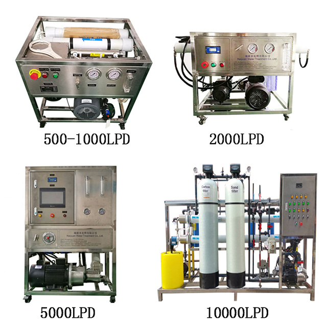 Watermaker Seawater Water Desalination Unit Boat Desalinator Desalination Plant for Boat Sale Salt Water